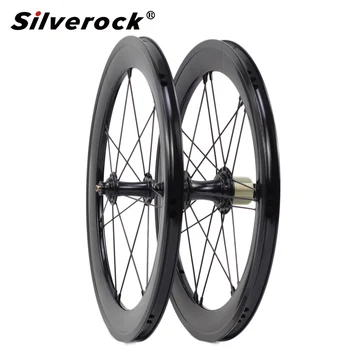 

Silverock Bike Alloy Wheelset 1-7 Speed 16 x1 3/8" 349 Width 40mm Rim 14H/21H For Brompton 3sixty Ultralight Folding Bike