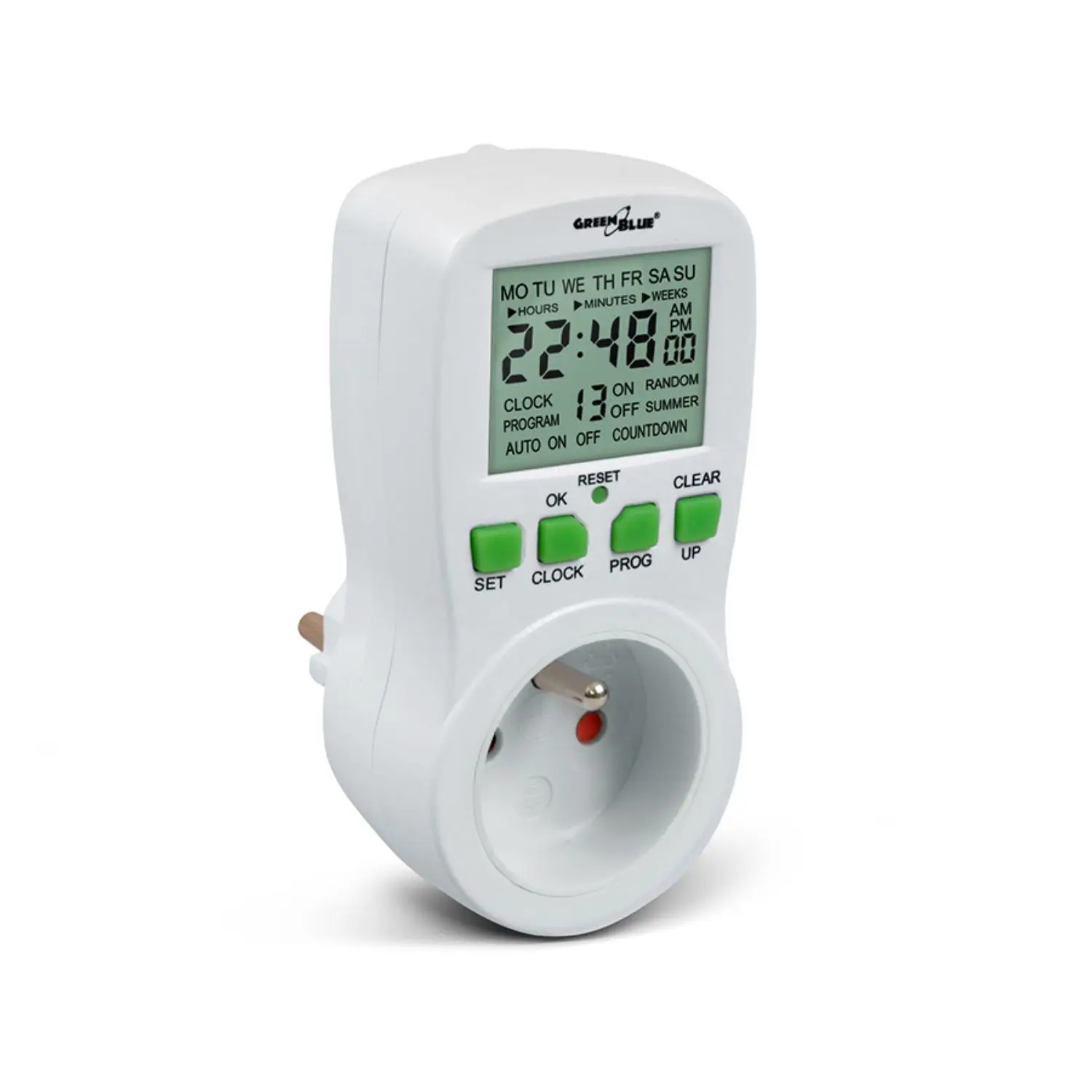TIMER LCD SWITCH 3860W - GreenBlue GB107 Digital 16 Programs Max 240 Options | Обустройство дома