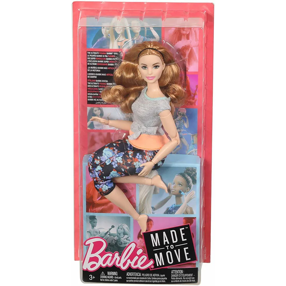 Кукла Barbie Безграничные движения Йога Кудри