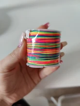 Cordón de nailon de 50 metros y 23 colores, hilo de macramé con nudo chino, pulsera trenzada, borlas, abalorios, hilo de cuerda Shamballa