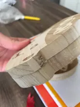 Diente de bebé caja de francés/inglés/español/ruso/italiano de madera organizador para dientes de leche de los muchachos de las muchachas de recuerdos para bebés regalo