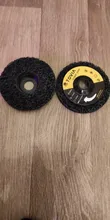 TOVIA-disco de molienda abrasivo de 115mm, disco con tira de polietileno, rueda amoladora, elimina la pintura de óxido del coche, disco de molienda de 125mm para amoladora angular