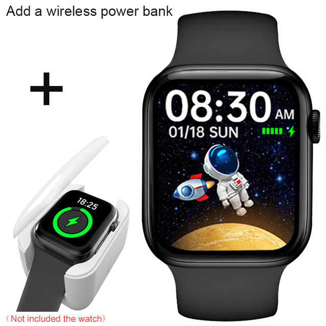 Smart Watch Men Women Smartwatch Wireless Charging Dial Calls DIY Face Heart Rate Body Temperature Monitor Fitness Bracelet