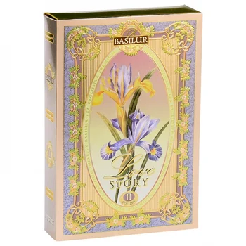 

Tea basilur "tea book. Love story. Volume 2 ", black and green mixture with additives, 75 gr