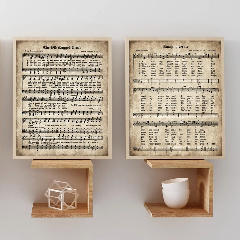 Antique Hym Canvas Art Prints