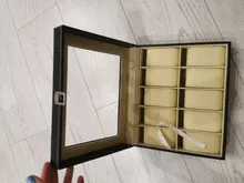 Caja de almacenamiento de reloj de cuero PU para hombre, organizador mecánico con 2/6/10/12 ranuras, expositor de relojes, Cajas de Regalo de joyería