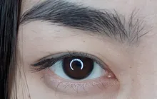 Easysmall lentes de contacto de color para cosméticos para ojos negro Natural anillo anual pequeña belleza alumno grado opción 2 unids/par