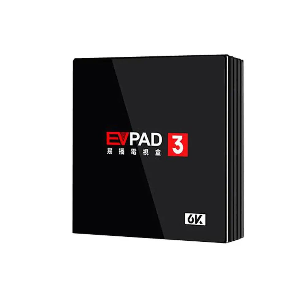 Evpad 3 EVPAD 3 плюс Обновление 3D Blu-Ray Android tv BOX 2G32G с бесплатным ТВ Корейский Японский малайский SG CN HK TW Таиланд индонезийская Америка - Цвет: Evpad 3