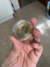 Moneda de Bitcoin creativa, recuerdo bañado en oro, regalo de colección, Bit Ethereum, Litecoin, colección de arte, moneda conmemorativa física