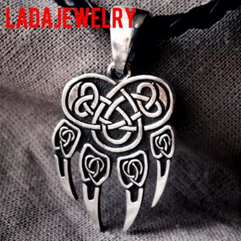 

Slavyansky amulet "printing Veles Wolf's Paw" Silver 925 Ave Blackening. Weight about 3. g.