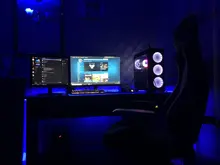 Tira de luces LED inteligente Tuya, con WiFi, RGB, 12V, 5050, funciona con Alexa, Google, Control remoto por voz, 30LED/m, cambio de Color