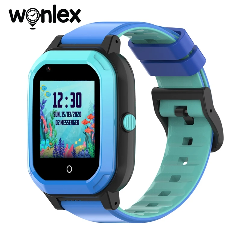 

Wonlex Smart Watches GPS-Tracker SOS-Monitor Baby Photo Camera Watch KT20 Video Calling 4G Waterproof IP67 Kid Children for Gift