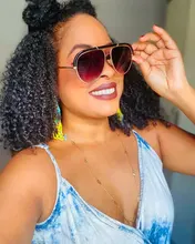 Curly Human Hair Microlinks-Extensions Afro Kinky Brazilian Natural Women I-Tip 3C 3B