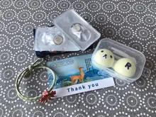 MOONZI Roma gato gris suave lente de contacto pupila pequeña lentes de contacto de color para los ojos anual grados 2 unids/par miopía receta