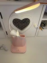 Desk-Lamp Bedside Dimming-Adjustment Study Bedroom Reading Living-Room Rechargeable Children