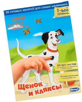 

Developing manual "my first masterpieces: Puppy and blot" clever 1032