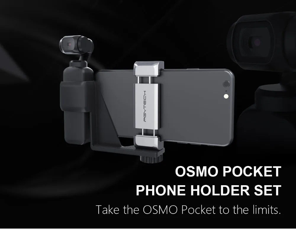 PGYTECH штатив мини ручка настольный и держатель телефона набор для DJI OSMO Карманный GoPro Hero 7 1/4 резьбовой порт для расширения