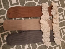 Calcetines de hasta la rodilla para bebé y niña, calcetines para infantes, calentador de piernas, algodón sólido, bonitos, para 0-8 años