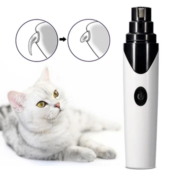 

Rechargeable Pet Nail Grinder Dog Nail Clippers Safe Painless USB Electric Cat Paws Nail Cutter Grooming Trimmer Care Grooming
