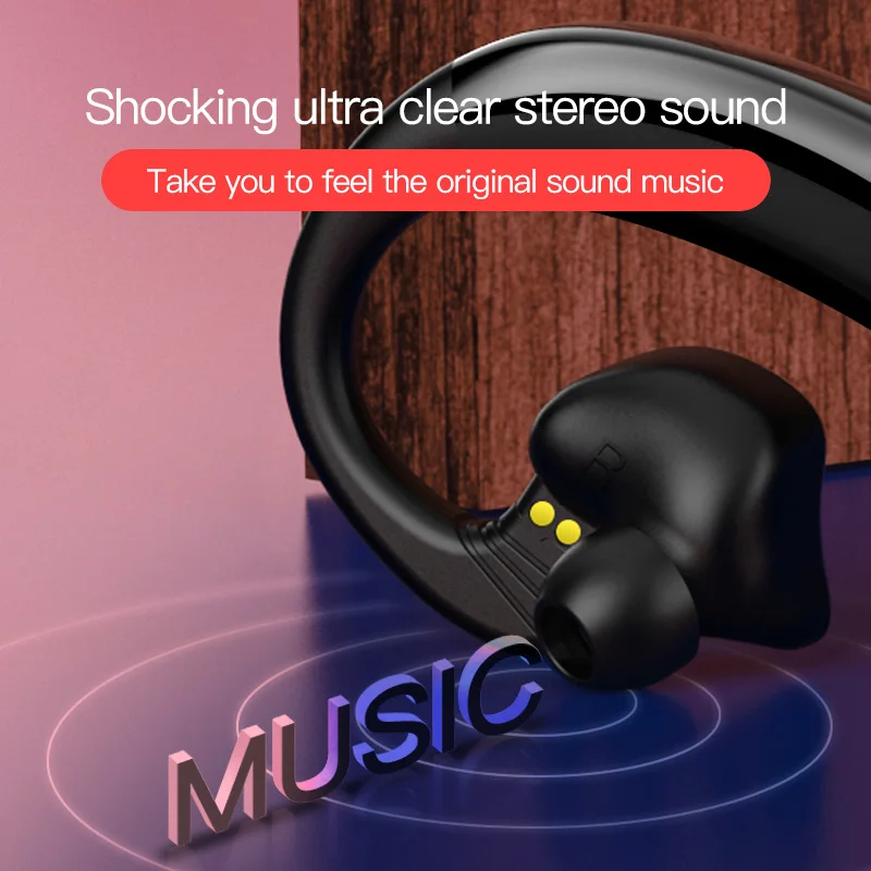 Q9S TWS Bluetooth V5.0 Bluetooth наушники спортивные Hifi наушники Беспроводная гарнитура ушные крючки для телефона