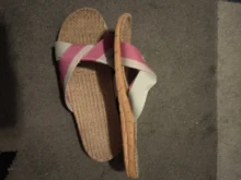 Suihyung-Zapatillas de lino informales para hombre y mujer, sandalias antideslizantes de estilo múltiple, para estar en casa, para verano