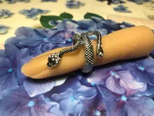 Anillo de estilo Retro con forma de serpiente y dragón para mujer, sortija con estilo de serpiente, estilo Punk, a la moda estudiantil