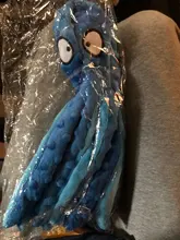 Juguete de peluche suave con 8 patas de pulpo para perros, juguete interactivo para jugar al aire libre, con sonido sonoro, juguete dental para masticar