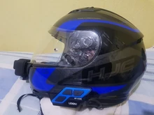 LEXIN-Intercomunicador con bluetooth 5,0 para casco, auriculares resistentes al agua de 1200m para 2 conductores de 6 colores, modelo LEXIN ET COM, 1 unidad