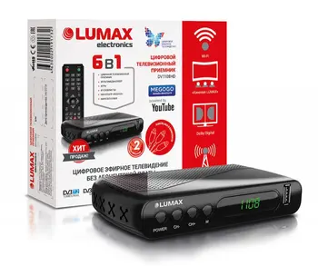 

DVB-T2, DVB-C ПРИЕМНИК LUMAX DV1108HD