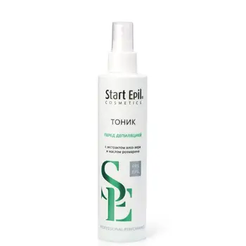 

Tonic before депиляцией with Aloe and rosemary, 200 ml, start epil