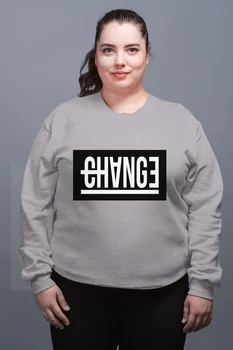 

Angemiel Wear Reverse Change Gray Female Sweatshirt