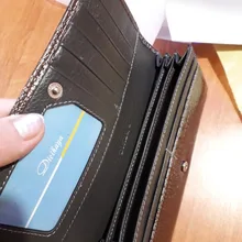 DICIHAYA-billeteras de piel auténtica con estampado de cocodrilo para mujer, billetera con cremallera y broche, bolso de mano de lujo, 2019