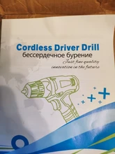 Cordless Drill Power-Tools Electric-Screwdriver Lithium-Battery YIKODA Rechargeable Household