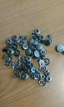 Nuevo de alta calidad 20 set/lote 15mm latón Metal botones botón cierres a presión de costura de cuero manualidades para ropa bolsas de prendas de vestir