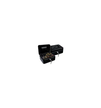 

Cash flow box Q-CONNECT 8 "200X160X90 MM black with tamonedas