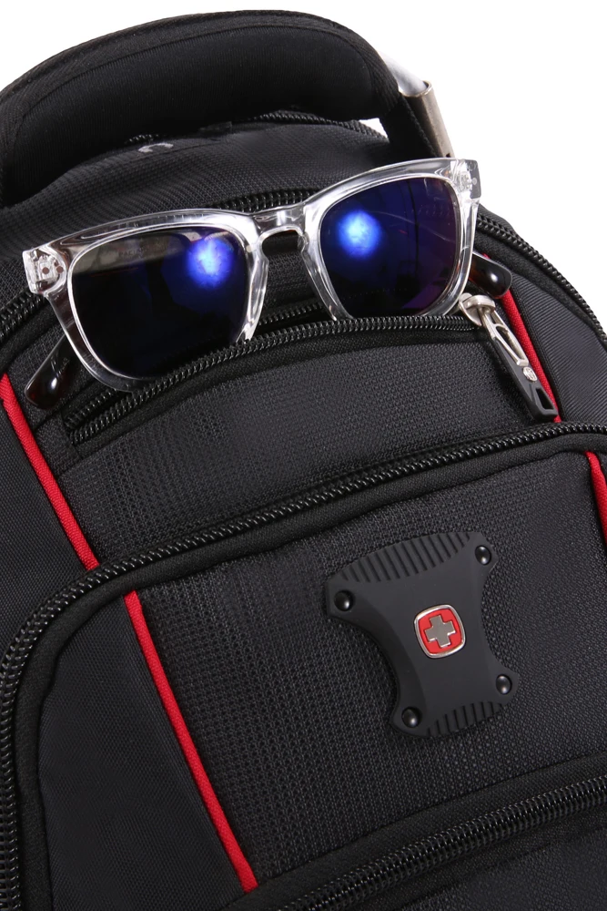Рюкзак Swissgear 15” чёрный/красный 34x23x48 см 38 л| |