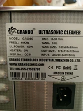 Limpiador ultrasónico Digital 60W sonicador baño 40Khz degas para joyería de plata de oro gafas jade collar óxidos aceite de óxido lavadora