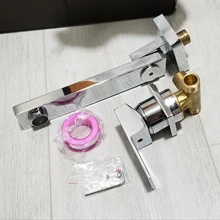 Mixer. Faucet Power-Basin Smart-Tap Brass Chrome-Plated BAKALA LED Solid Temperate-Display