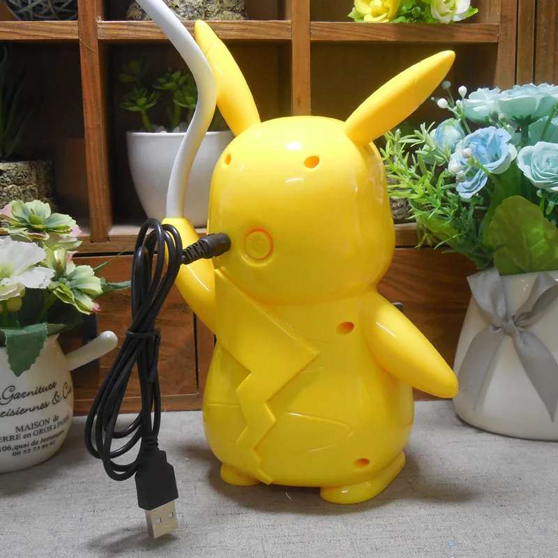 Lampe de bureau Pokemon Pikachu, nouveau, authentique, 3 vitesses  réglables, chargeur USB, Protection des yeux, veilleuse, fournitures  d'étude pour enfants - AliExpress