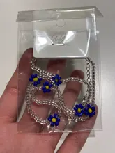 Beaded Necklace Aesthetic-Accessories Flowers Choker Hand-Woven Women Kpop Clavicle Chic