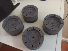 Almohadillas de pie para lavadora, almohadilla de pie antideslizante, silenciosa, antivibración, almohadilla lavadora fija Universal para secadores de baño, 4 Uds.