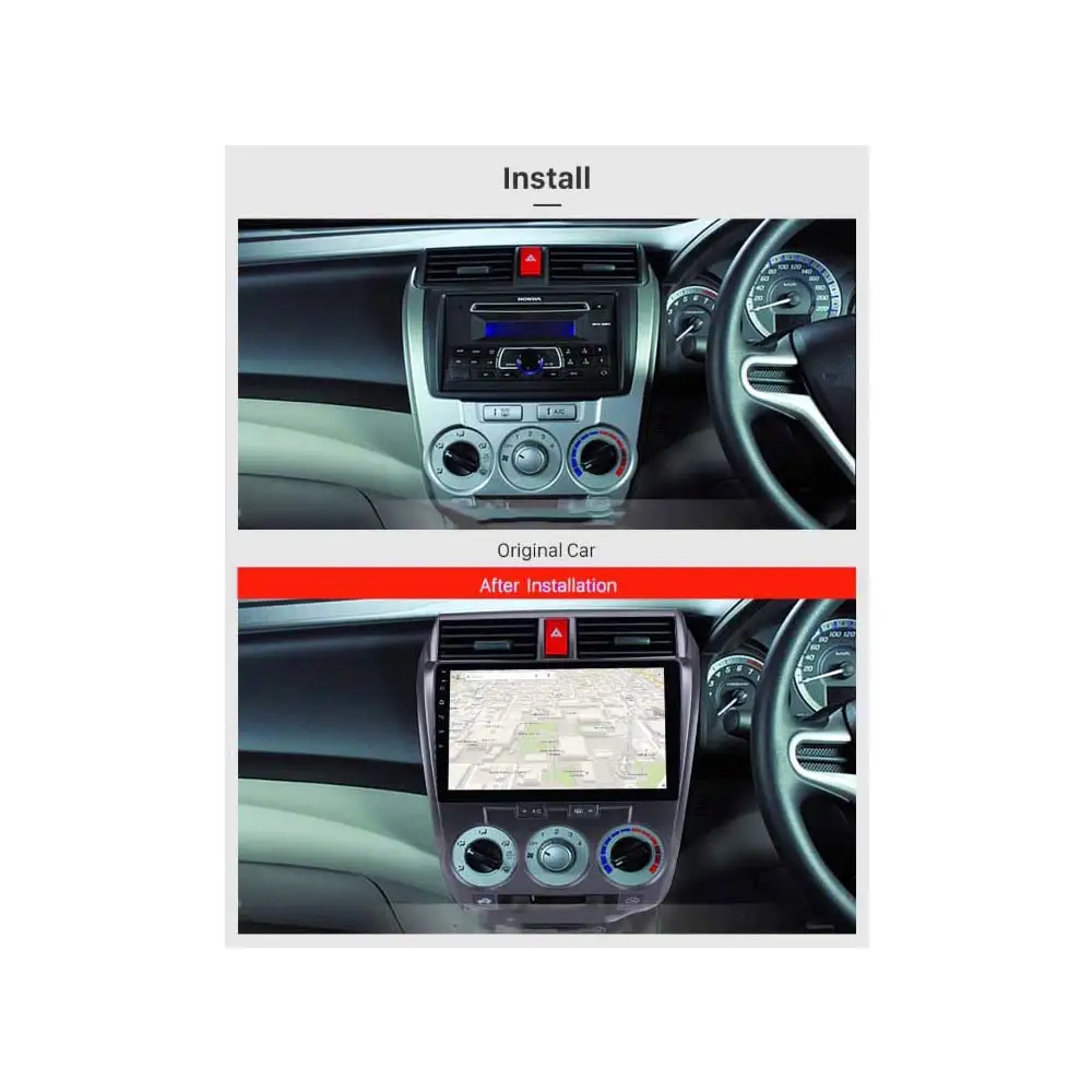 Lionet gps навигация для автомобиля Honda CITY 2011- 10,1 дюймов RH1008Y