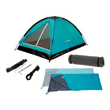 

SET CAMPING TENT, BAGS AND MAT