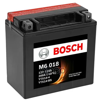 

AKB M6 018 12v 12AH 100a 152x88x147 / -/ Bosch art. 0092m60180