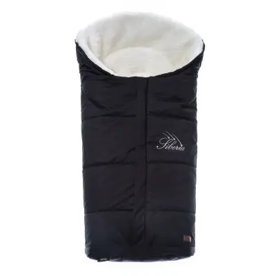 Конверт зимний меховой Nuovita Siberia Bianco(Nero/Черный