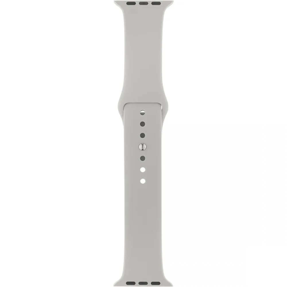 Ремешок InterStep SPORT для Apple Watch 42/44 мм(Светло-серый
