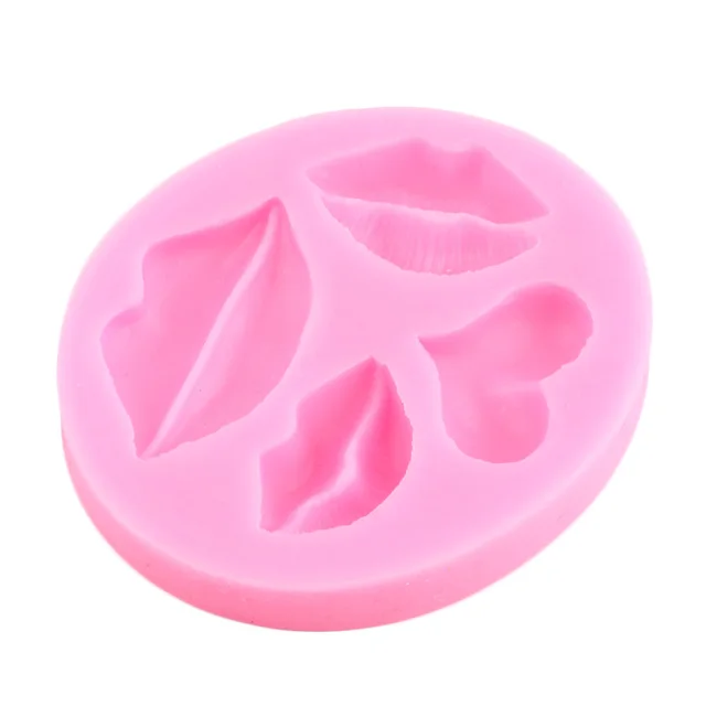 Szerelem Szív Ajkak Szilikon Penész Csokoládé Cukorka Fondant Cupcake Topper Esküvői Torta Díszítő Szerszámok Barkács Sütő Kiegészítők - Image 4