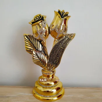 

Rose - Tulip Allah- Mohammad Islamic Gift In Gold Color