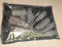 POE Splitter RJ45 2-en-1 cableado de red conector para cámara de seguridad instalar divisor POE IEEE802.3AT/AF estándar de transmisión