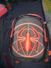 Mochila escolar de dibujos animados de Disney para niños, morral escolar de gran capacidad de SpiderMan